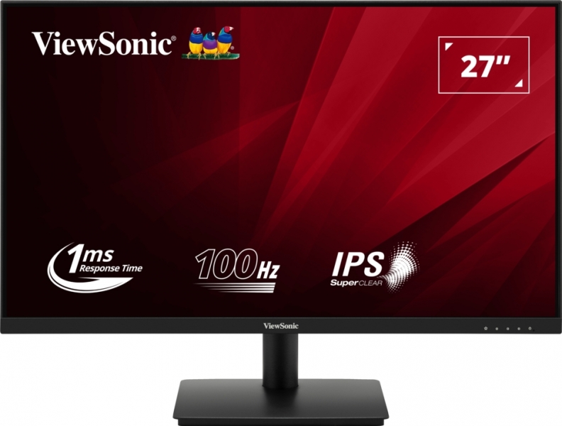 Moniteur Viewsonic 27" VA270-H LED IPS FullHD - 100hz - Réponse 1ms - Angle de vision 178º - 16:9 - VGA - HDMI - VESA 75x75 - Couleur Noir