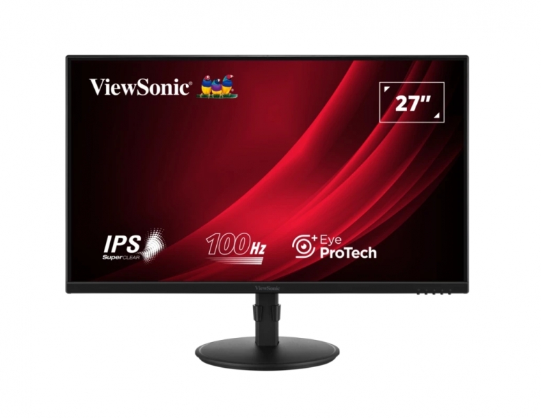 Moniteur Viewsonic 27" VG2708A LED IPS FullHD - 16:9 - VGA - HDMI - DisplayPort - USB - Haut-parleurs - Hauteur réglable - Couleur Noir