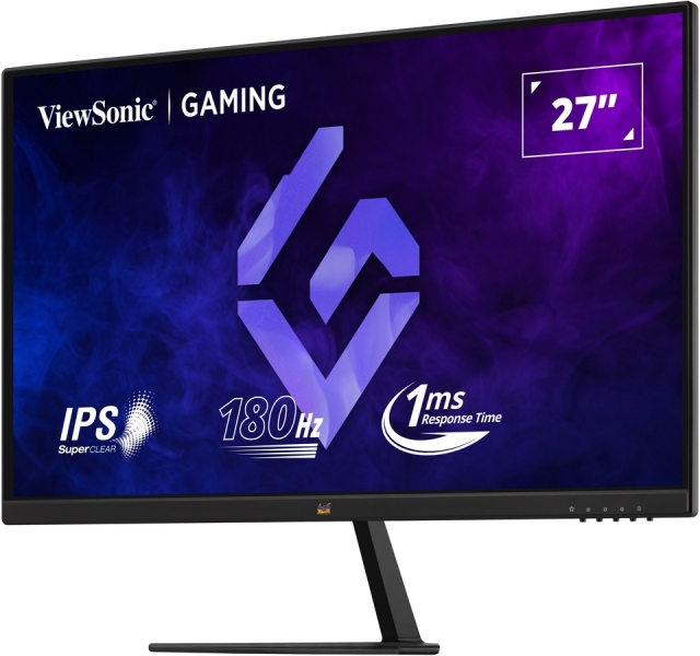 Moniteur Viewsonic 27" VX2779-HD-PRO IPS FullHD - 180 Hz - Réponse 1 ms - 16:9 - 2 HDMI - DisplayPort - HDR10 - Couleur Noir