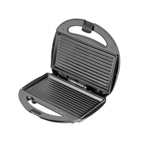 Muvip Acier Inoxydable Grill Sandwich Maker 750W - Plaques de Grill Antiadhésives