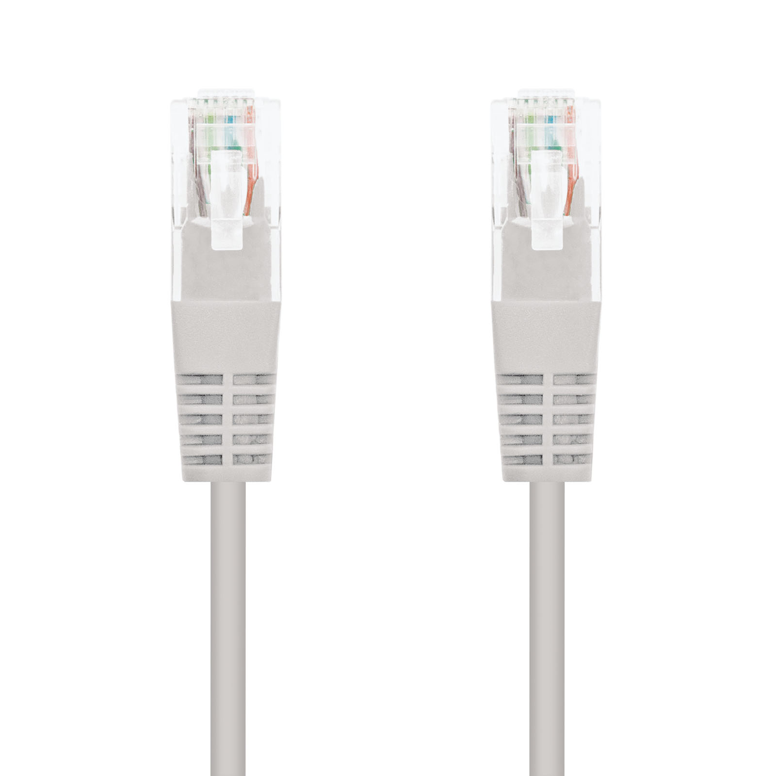 Nanocable Câble réseau Cordon de brassage RJ45 Cat.6 UTP AWG24 15m - Couleur grise