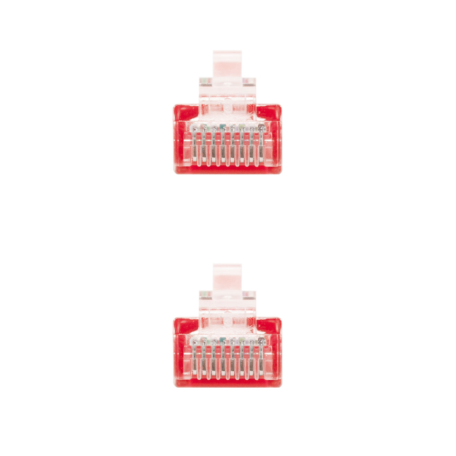 Nanocable Câble réseau Cordon de brassage RJ45 Cat.6 UTP AWG24 1m - Couleur rouge