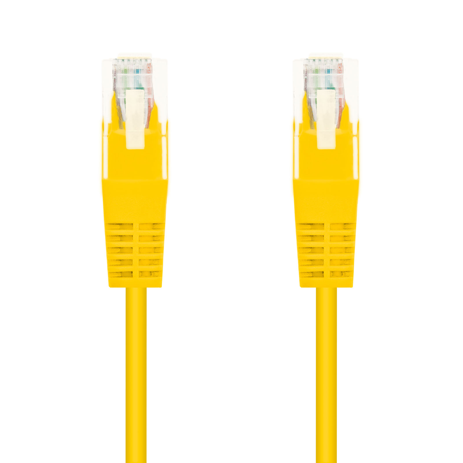 Nanocable Câble Réseau Cordon De Raccordement RJ45 Cat.6 UTP AWG24 0.50m - Couleur Jaune