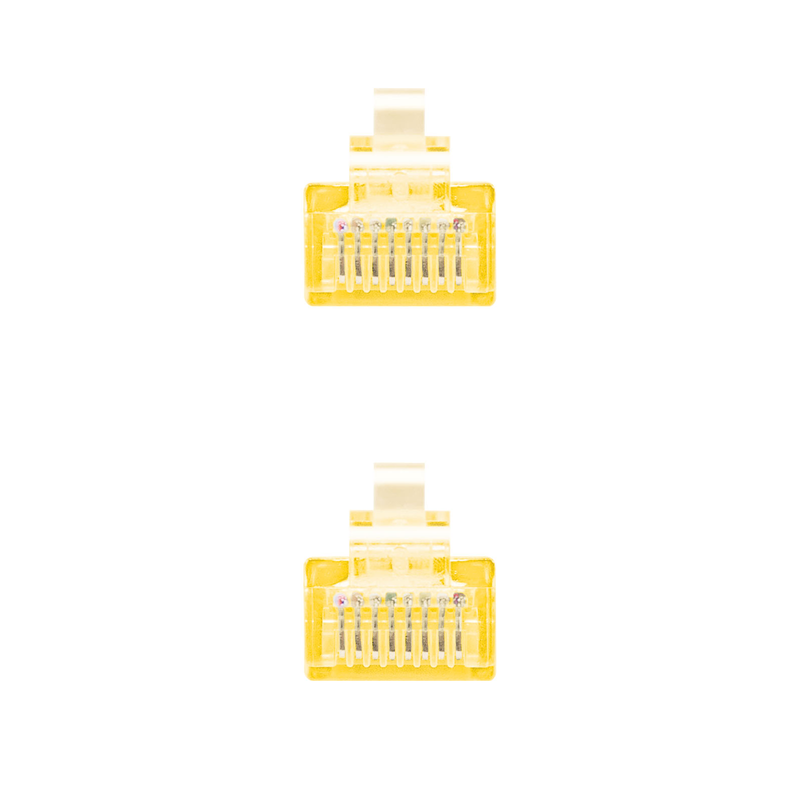 Nanocable Câble Réseau Cordon De Raccordement RJ45 Cat.6 UTP AWG24 0.50m - Couleur Jaune