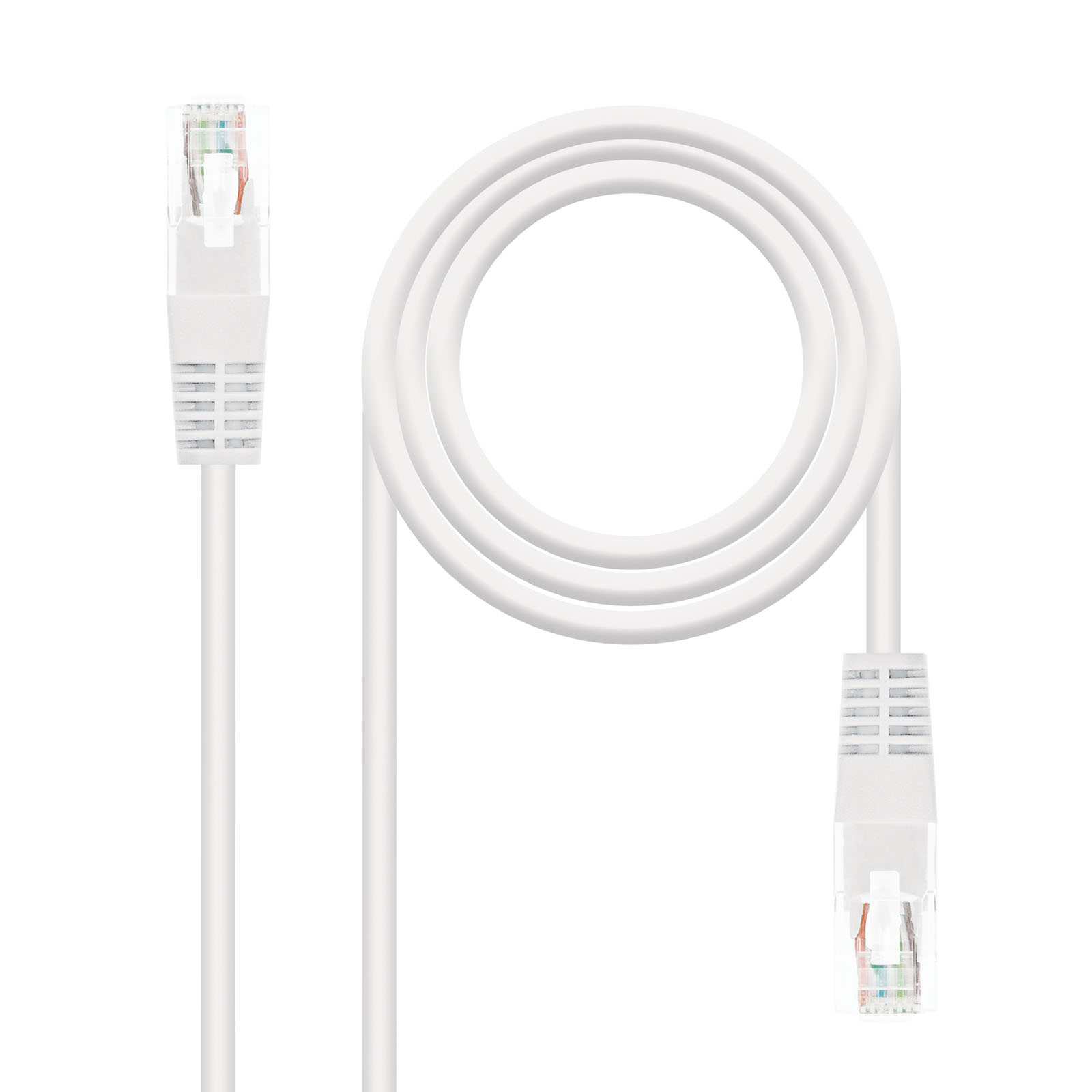 Nanocable Câble réseau Patch cord RJ45 Cat.6 UTP AWG24 2m - Couleur Blanc