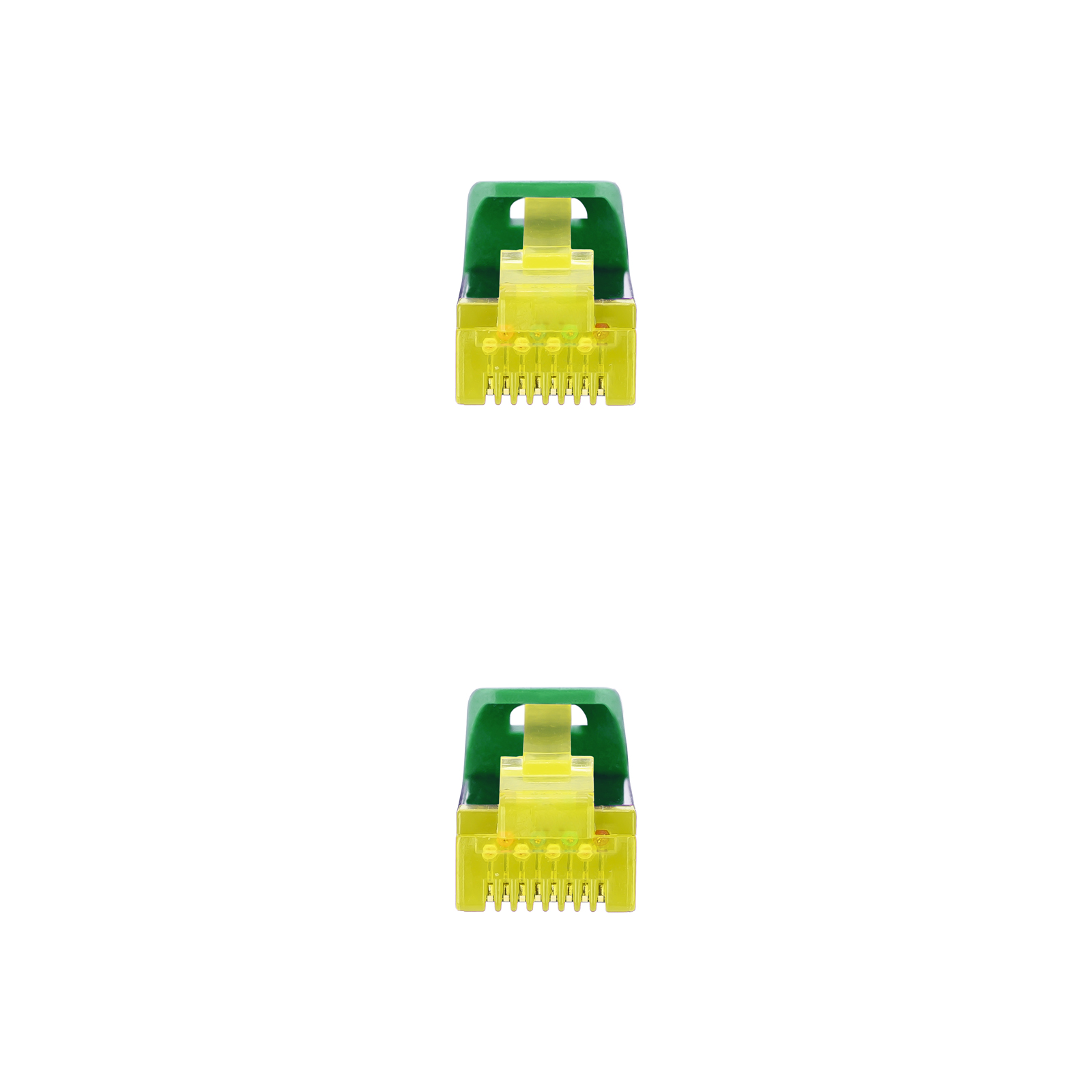 Nanocable Câble Réseau Patch Cord RJ45 LSZH Cat.6a SFTP AWG26 2m - Couleur Vert