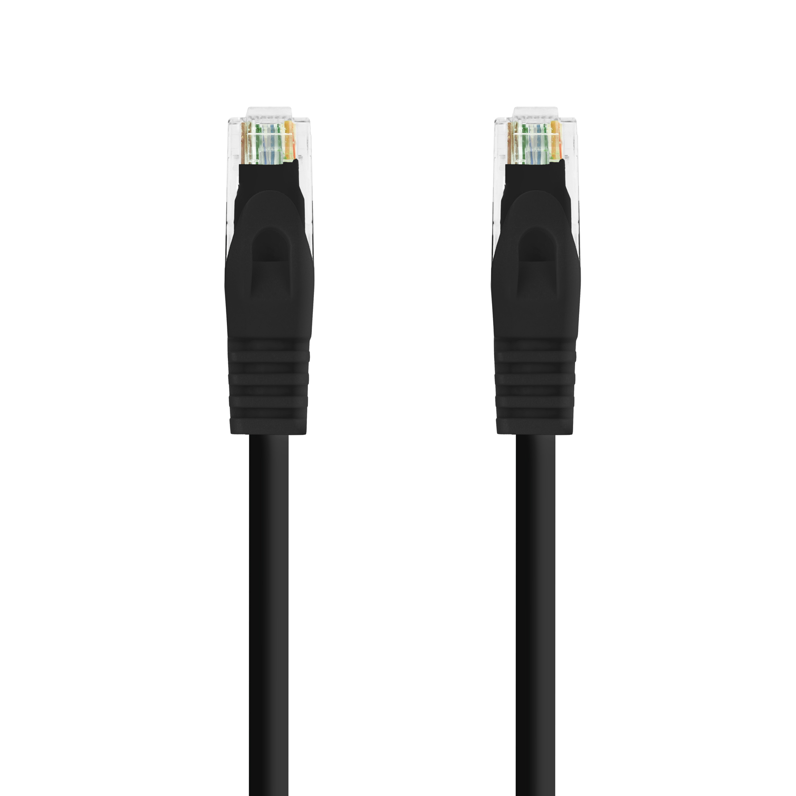 Nanocable Câble Réseau Patch Cord RJ45 LSZH Cat.6a UTP AWG24 1m - Couleur Noir