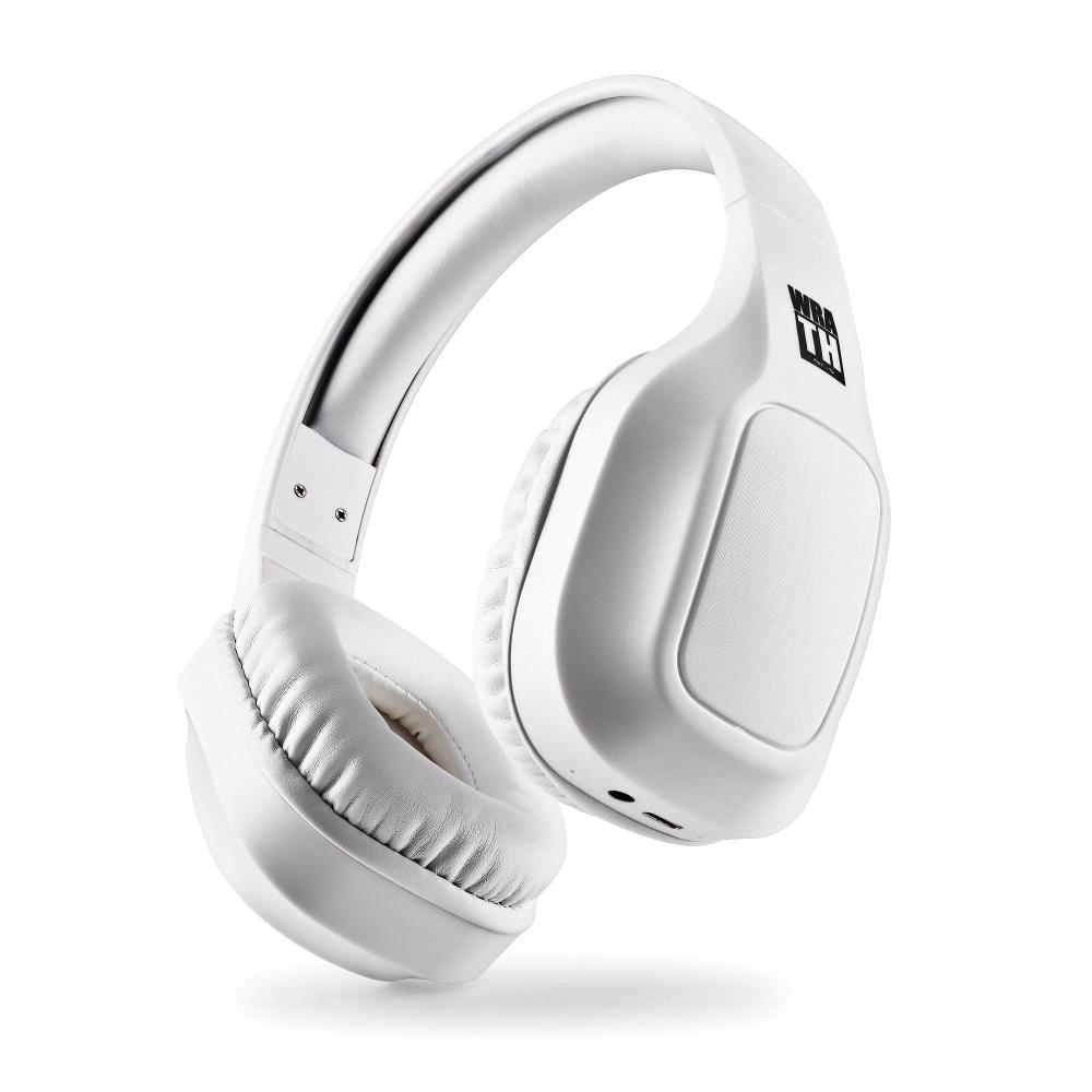 NGS Artica Wrath Casque Bluetooth 5.1 avec Microphone - Bandeau Réglable - Coussinets d'Oreilles Rembourrés - Autonomie jusqu'à 12h - Mains Libres - Couleur Blanc