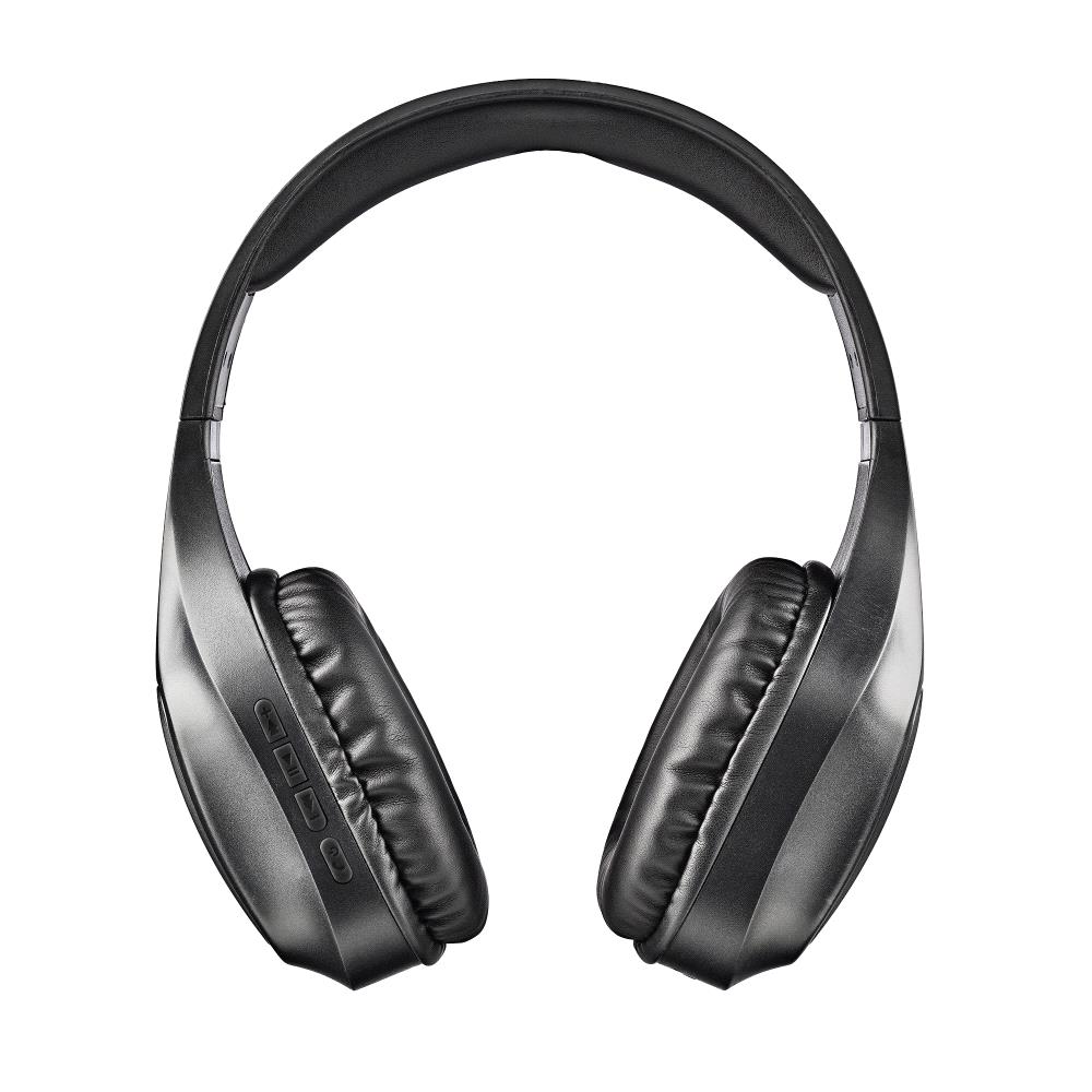 NGS Artica Wrath Casque Bluetooth 5.1 avec Microphone - Bandeau Réglable - Coussinets d'Oreilles Rembourrés - Autonomie jusqu'à 12h - Mains Libres - Couleur Noir