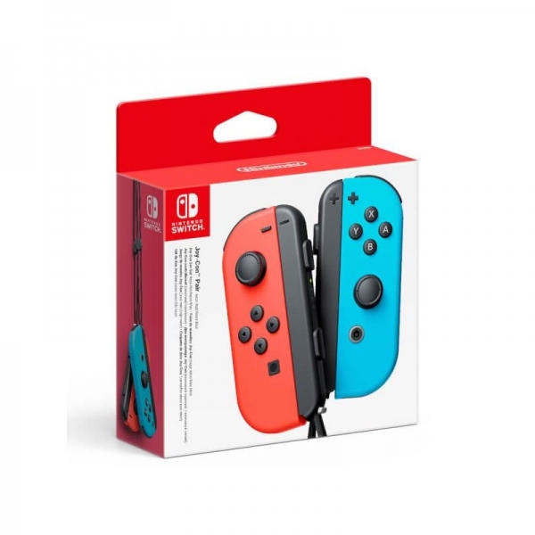 Nintendo Joy-Con Set 2 Manettes Joy-Con sans fil gauche/droite - Couleur rouge et bleue