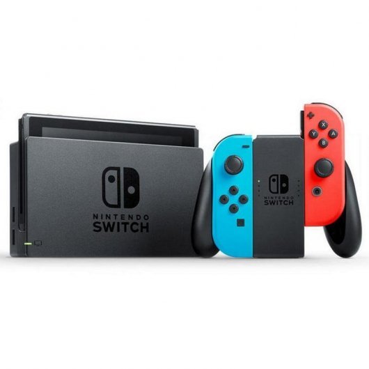 Nintendo Switch Blue Neon/Red + Super Mario Kart 8 Digital + Abonnement 3 mois Nintendo Switch