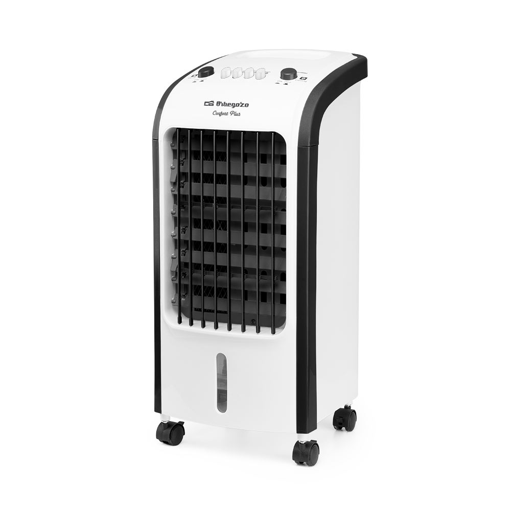 Orbegozo Air 38 Climatiseur Multifonction Fraîcheur et Pureté - Puissante Purification de l'Air - Grand Réservoir d'Eau - 3 Vitesses de Ventilation - Lattes Oscillantes et Directionnelles