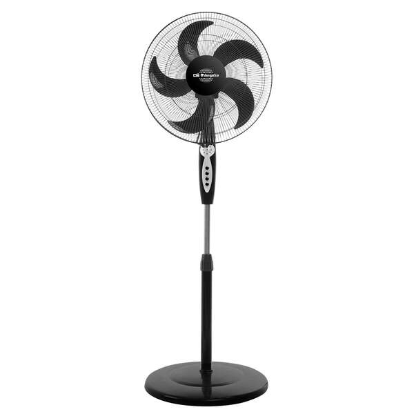 Orbegozo SF 0249 Ventilateur sur pied - Minuterie 6h - 3 modes de fonctionnement - Puissance 60 W - Hauteur réglable - Télécommande - Silencieux