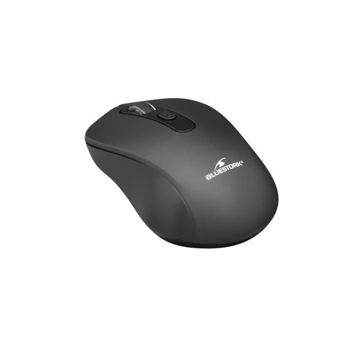 Pack Clavier Souris - BLUESTORK - PACK OFFICE RECHARGEABLE - Sans Fil - Noir