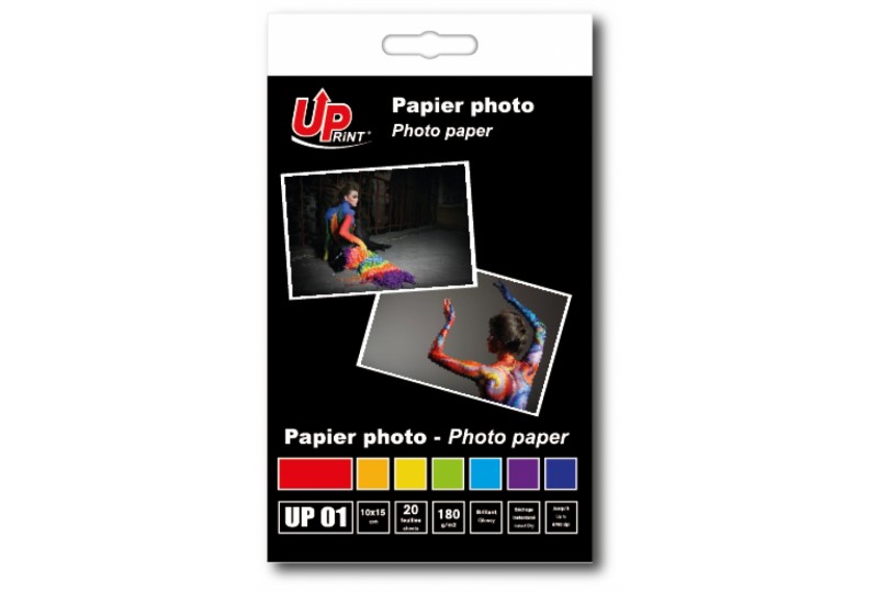 ✓ Papier photo PREMIUM UPRINT - 10x15 - 180 grs - 20 feuilles