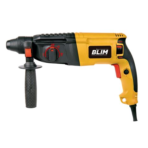 Perceuse Blim SDS 800W 3 Joules - Fonction Marteau Marteau - Vitesse Réglable 0-1100tr/min - Mandrin à Changement Rapide SDS - Bouton de Verrouillage - Comprend une Mallette avec Accessoires