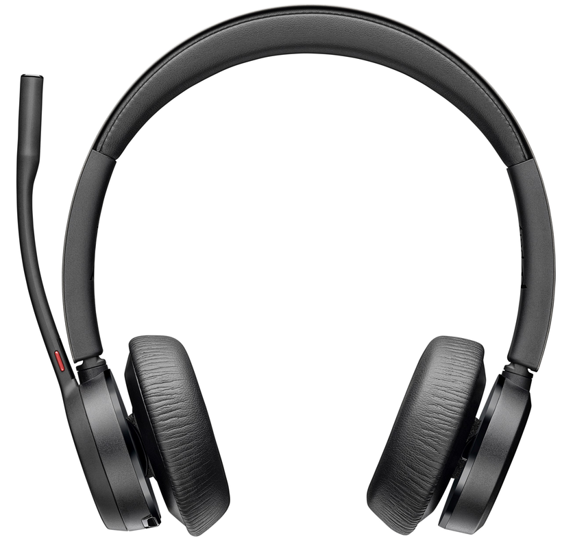 Plantronics Voyager 4320 UC M Casque Bluetooth avec microphone - Coussinets d'oreille rembourrés - Commandes du casque - Couleur Noir