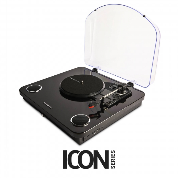 Platine Vinyle Bluetooth Energy Sistem - Lecture fluide - Enregistrement USB - Finition Bambou - Compatible 33/45/78 RPM - Connexion RCA/Bluetooth - Couleur Noir