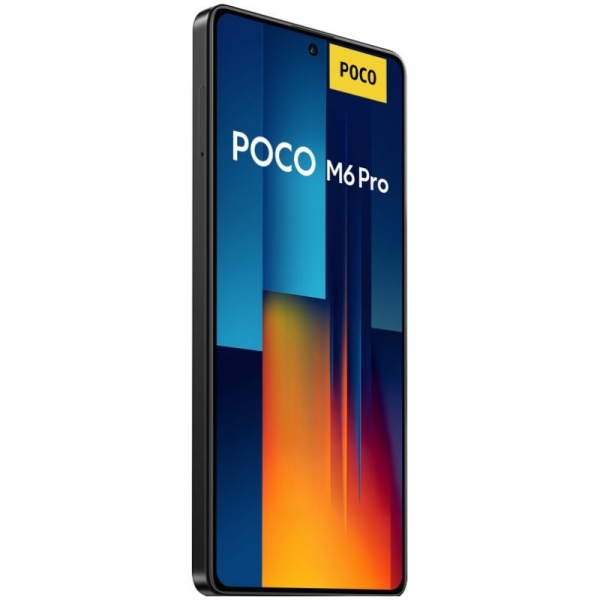 Poco M6 Pro Smartphone Écran AMOLED 6,67" - 8 Go - 256 Go - Caméra principale 64MP - Batterie 5000mAh - Prend en charge la charge 67W - Couleur bleue