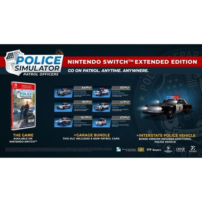 Police Simulator : Patrol Officers - Jeu Nintendo Switch - Extended Edition