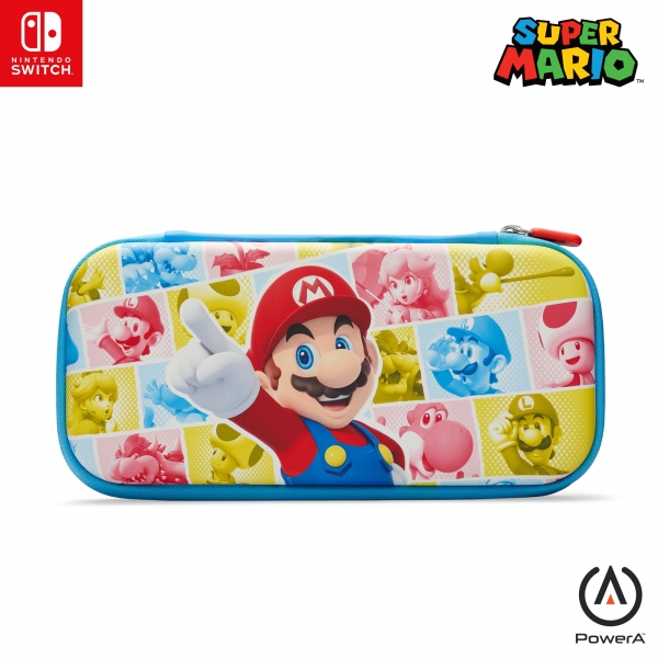 PowerA Slim Case pour Nintendo Switch Modèle Oled, Nintendo Switch et Nintendo Switch Lite - Photo Booth Mario