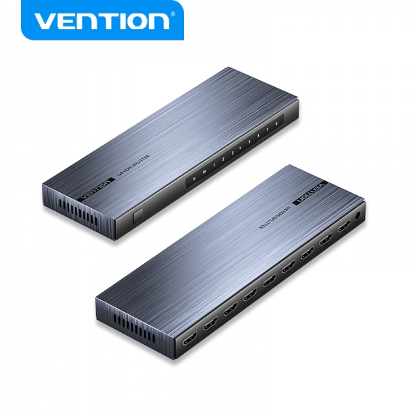 Répartiteur Vention HDMI 2.0 1x8 - 4K - Aluminium Noir