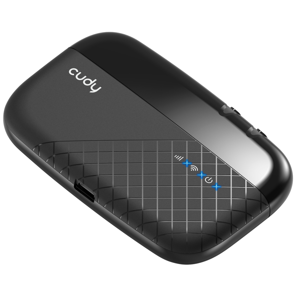 Routeur sans fil WiFi Cudy MF4 4G LTE - Vitesse de téléchargement jusqu'à 150 Mbps - Vitesse de téléchargement 50 Mbps - Batterie 2000 mAh pour 5 à 6 heures d'utilisation