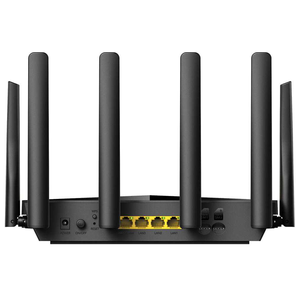 Routeur WiFi double bande Cudy LT12 AC1200 4G LTE - 4x ports Gigabit - 6 antennes externes