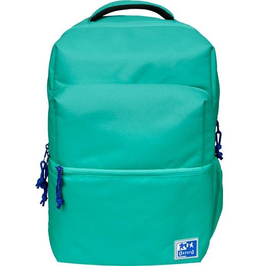 Sac à Dos Scolaire Oxford B-Ready - Bretelles Rembourrées et Ajustables - Taille 42x30x15cm - Couleur Turquoise