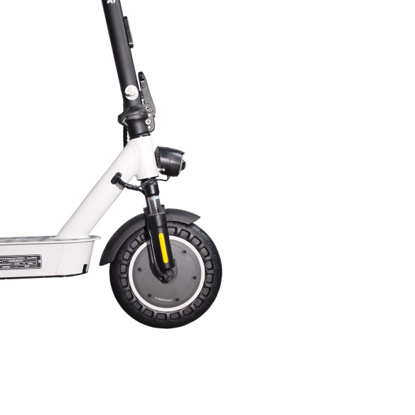 Scooter Électrique Mascooter S2 Moteur 400W - Approuvé DGT - Portée jusqu'à 30 km - Charge maximale 100 kg - Roues 10" - Couleur Blanc/Noir