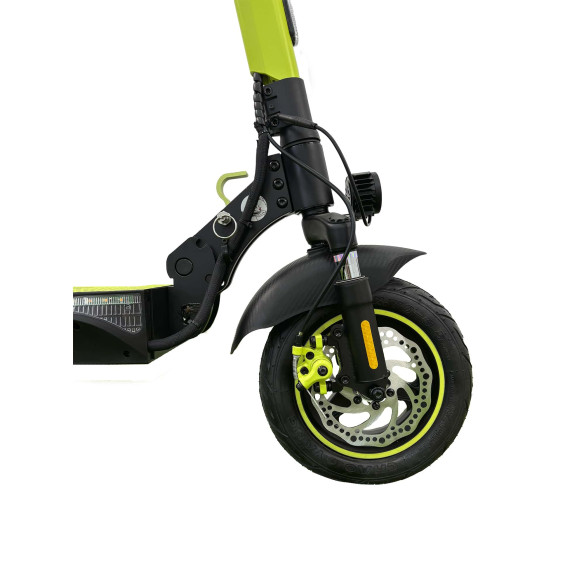 Scooter Électrique Mascooter S4 Moteur 600W - Approuvé DGT - Portée jusqu'à 25 km - Charge maximale 120 kg - Roues 10" - Couleur Noir/Jaune