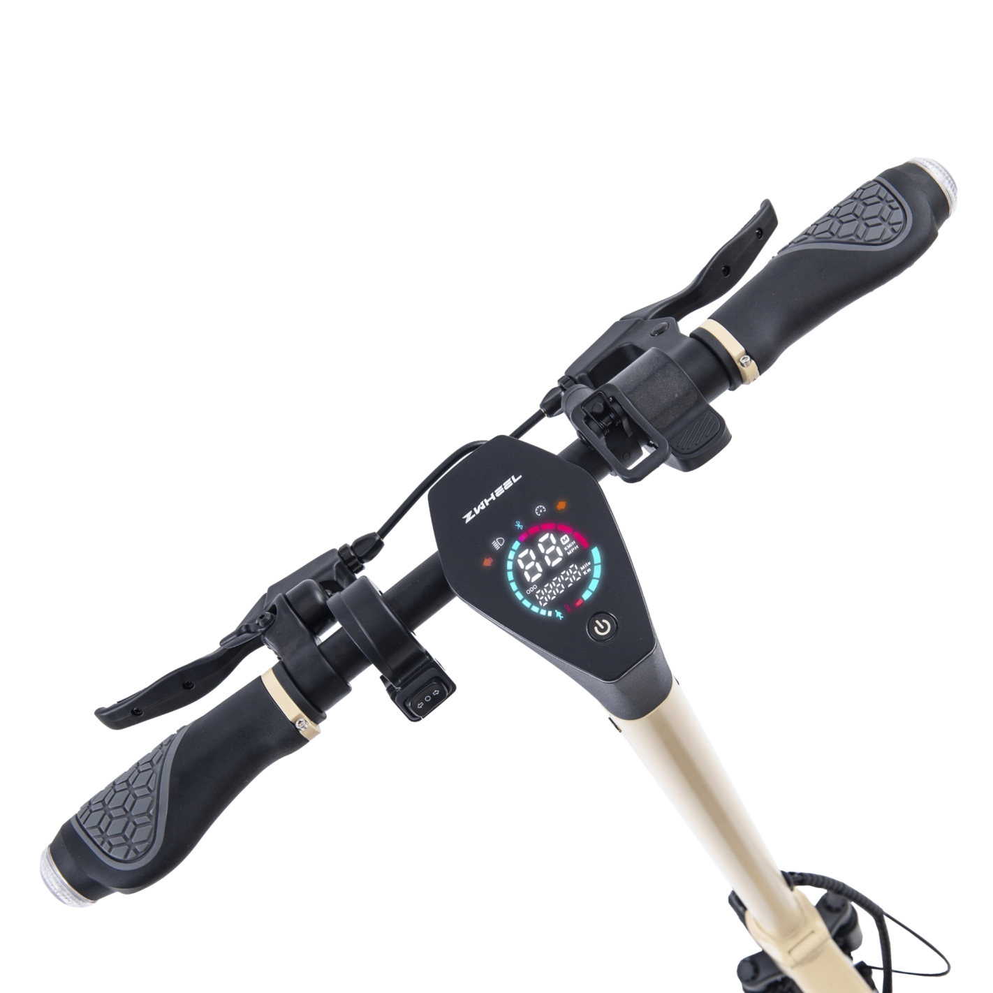 Scooter électrique Zwheel ZFox Max Autumn Sunrise Moteur 400 W - Approuvé DGT - Vitesse jusqu'à 25 km/h - Autonomie jusqu'à 50 km - 3 modes de conduite - Charge maximale 100 kg - Roues 10"