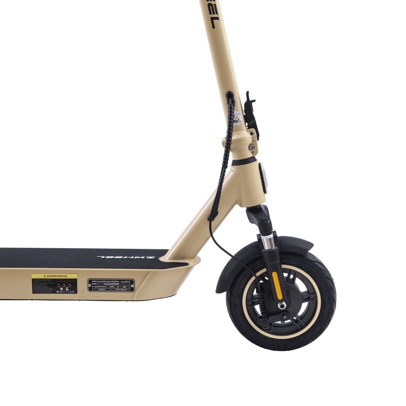 Scooter électrique Zwheel ZFox Max Autumn Sunrise Moteur 400 W - Approuvé DGT - Vitesse jusqu'à 25 km/h - Autonomie jusqu'à 50 km - 3 modes de conduite - Charge maximale 100 kg - Roues 10"