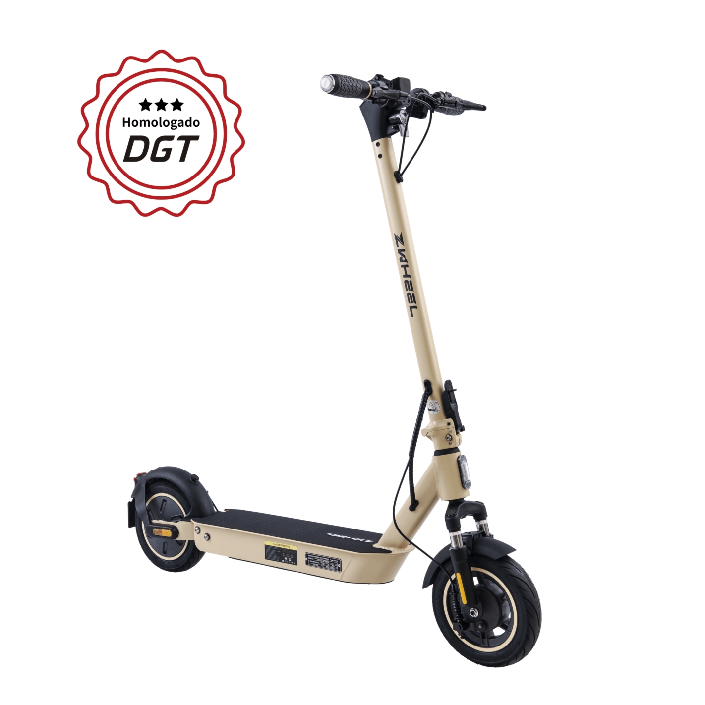 Scooter électrique Zwheel ZFox Max Autumn Sunrise Moteur 400 W - Approuvé DGT - Vitesse jusqu'à 25 km/h - Autonomie jusqu'à 50 km - 3 modes de conduite - Charge maximale 100 kg - Roues 10"