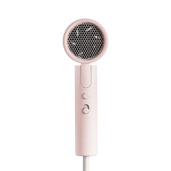 Sèche-Cheveux Compact Xiaomi H101 Sèche-Cheveux 1600W - Séchage Rapide - Design Compact et Pliable - Air Froid - 2 Niveaux de Température - Couleur Rose