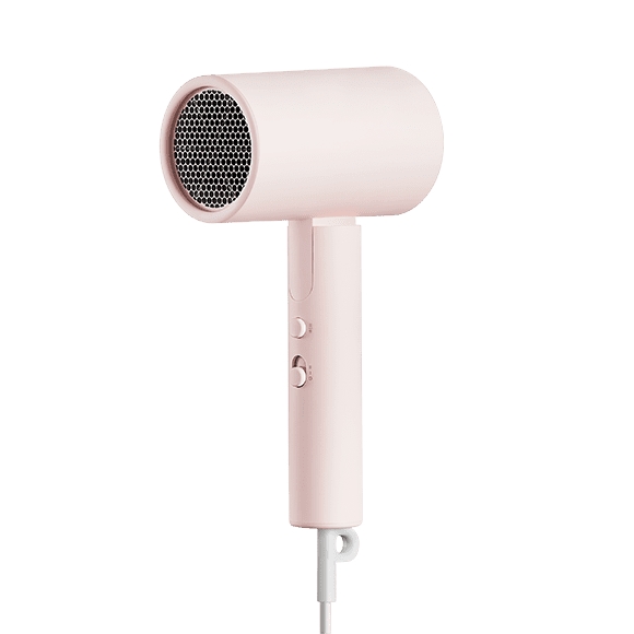 Sèche-Cheveux Compact Xiaomi H101 Sèche-Cheveux 1600W - Séchage Rapide - Design Compact et Pliable - Air Froid - 2 Niveaux de Température - Couleur Rose