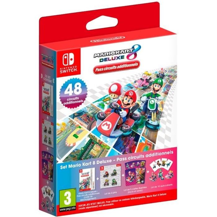 Set Pass Circuits Additionnels de Mario Kart 8 Deluxe  Jeu Nintendo Switch