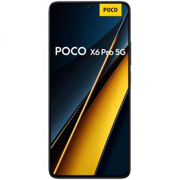 Smartphone Poco X6 Pro 5G Écran AMOLED 6,67" 1,5K - 12 Go - 512 Go - Caméra principale 64MP - Batterie 5000 mAh - Prend en charge la charge 67 W - Couleur jaune