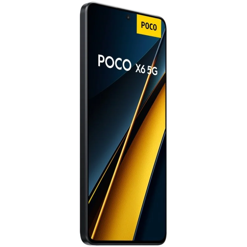 Smartphone Poco X6 Pro 5G Écran AMOLED 6,67" 1,5K - 12 Go - 512 Go - Caméra principale 64MP - Batterie 5000 mAh - Prend en charge la charge 67 W - Couleur jaune