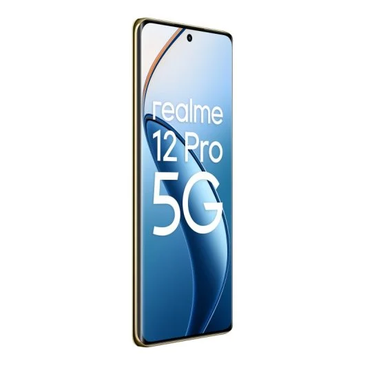 Smartphone Realme 12 Pro 5G Écran AMOLED 6,7" - 12 Go - 256 Go - Appareil photo principal 50MP - Batterie 4800 mAh - Prend en charge la charge 67 W - Couleur bleue