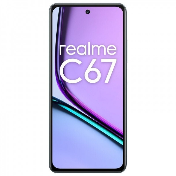 Smartphone Realme C67 Écran 6,72" - 6 Go - 128 Go - Appareil photo principal 108MP - Batterie 5000 mAh - Prend en charge la charge 33 W - Couleur noire