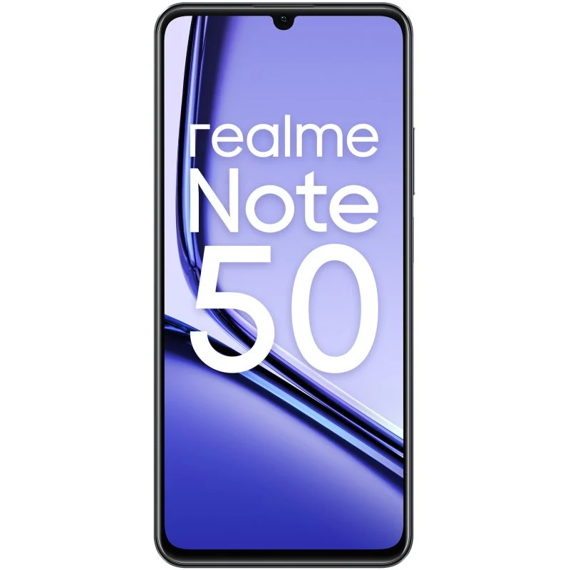 Smartphone Realme Note 50 Écran 6,74" - 4 Go - 128 Go - Appareil photo principal 12MP - Batterie 5000 mAh - Couleur Noir