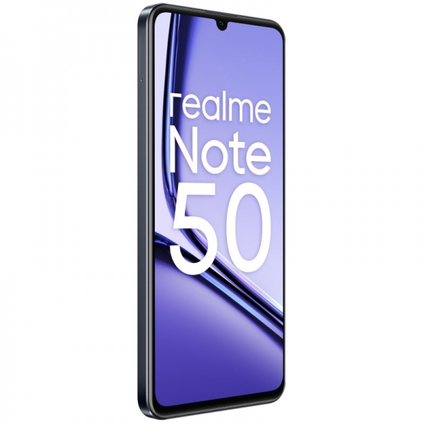 Smartphone Realme Note 50 Écran 6,74" - 4 Go - 128 Go - Appareil photo principal 12MP - Batterie 5000 mAh - Couleur Noir