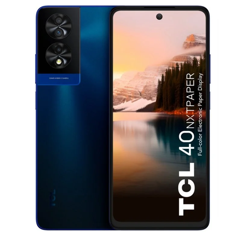 Smartphone TCL 40 NXTPAPER 6,78" - 16 Go - 256 Go - Appareil photo 50MP - Batterie 5010mAh - Charge rapide 33W - Couleur Bleu