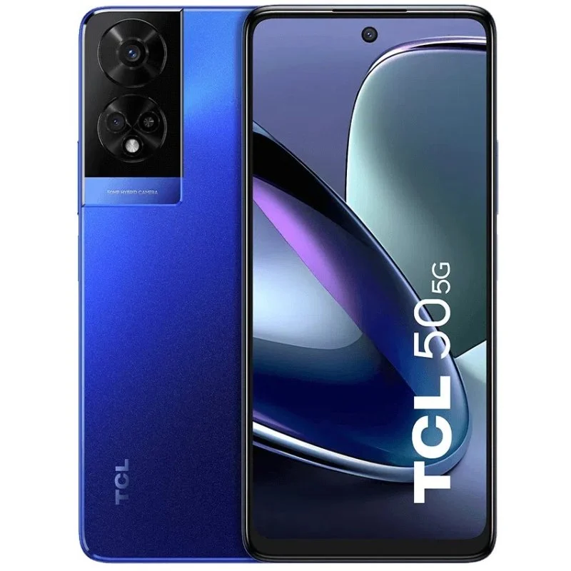 Smartphone TCL 50 5G Écran 6,56" - 4 Go - 128 Go - Appareil photo 50MP - Batterie 5010mAh - Couleur Bleu