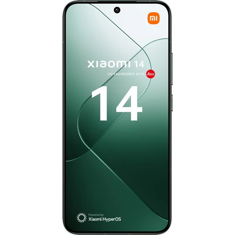 Smartphone Xiaomi 14 5G Écran AMOLED 6,36" - 12 Go - 512 Go - Caméra principale 50MP - Batterie 4610mAh - Recharge sans fil - Couleur Vert Jade