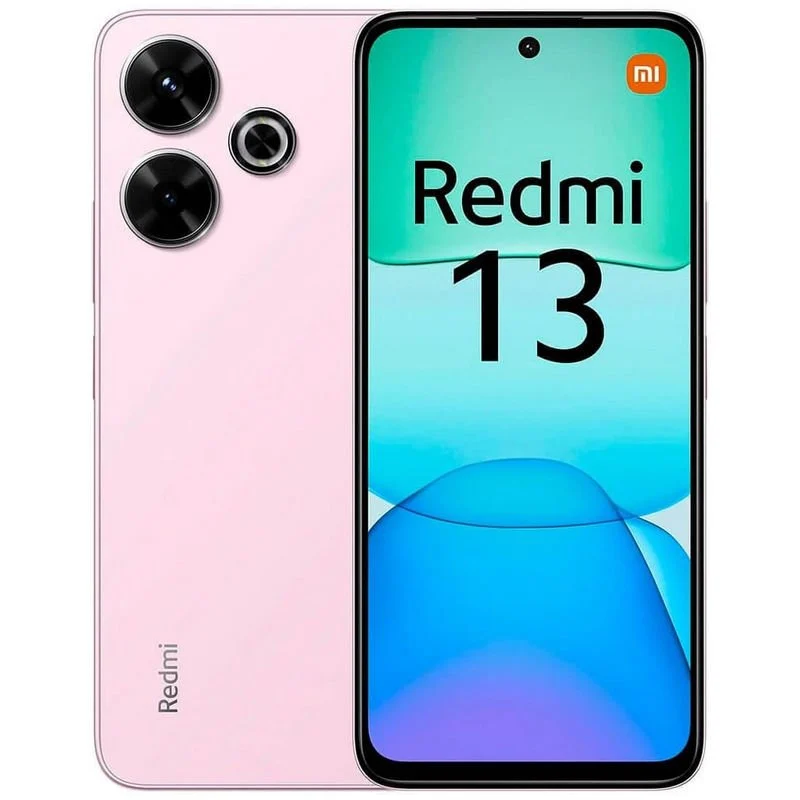 Smartphone Xiaomi Redmi 13 Écran 6,79" - 8 Go - 256 Go - Appareil photo principal 108MP - Batterie 5030 mAh - Prend en charge la charge 33 W - Couleur rose