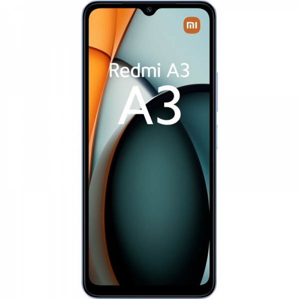 Smartphone Xiaomi Redmi A3 6,52" - 4 Go / 128 Go - Appareil photo principal 8MP - Batterie 5000mAh - Couleur bleue