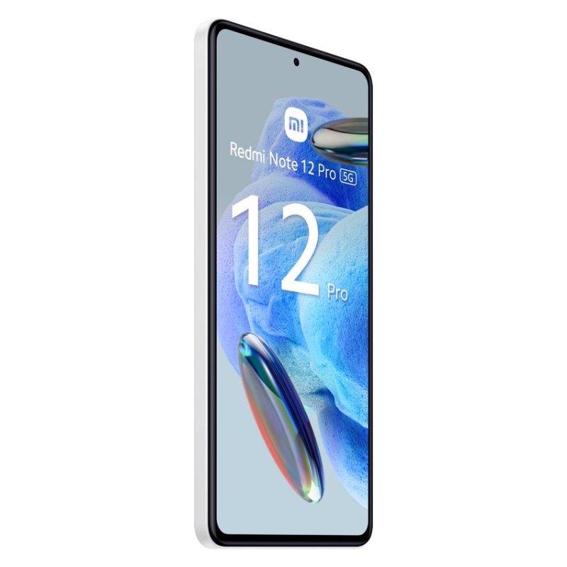 Smartphone Xiaomi Redmi Note 12 Pro 5G Écran AMOLED 6,67" FHD+ - 6 Go - 128 Go - Quad Caméra 108MP - Batterie 5000mAh - Charge Rapide 67W - Couleur Blanc