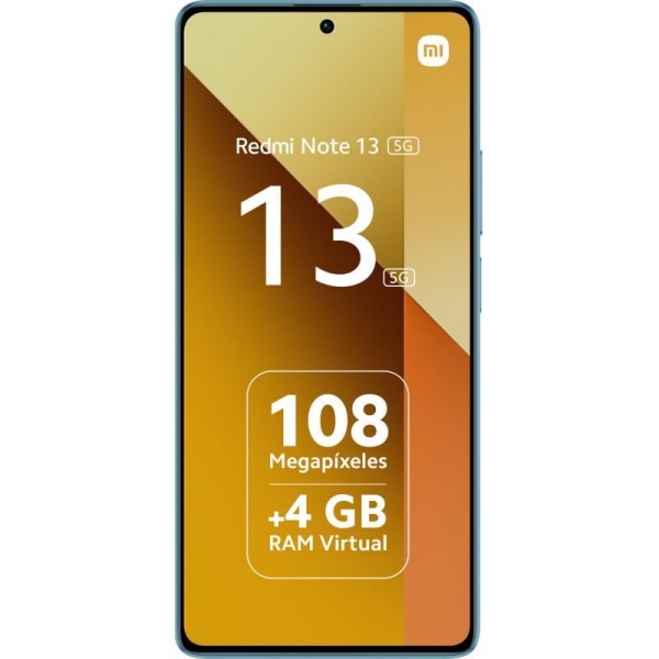 Smartphone Xiaomi Redmi Note 13 5G Écran AMOLED 6,67" - 6 Go - 128 Go - Caméra principale 108MP - Batterie 5000mAh - Prend en charge la charge 33W - Couleur bleue